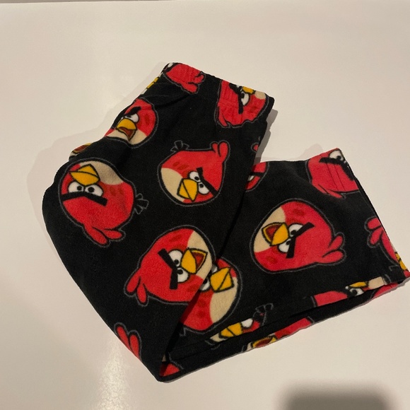 π Angry Birds π Size 4 Flame Resistant Pajama Top Lounge Pants PJ Set NEW π - Picture 6 of 9
